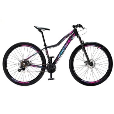 Imagem de Bicicleta Aro 29 Krw Alumínio Câmbios Shimano 24 Velocidades Freio a Disco Suspensão Mountain Bike S4