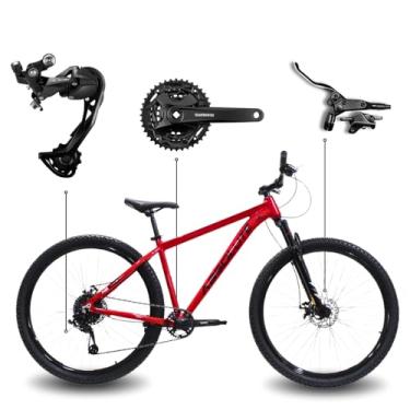 Imagem de Bicicleta Aro 29 Absolute Nero 5 Shimano Alivio 27V Freio Hidráulico Quadro Alumínio Suspensão com Trava Absolute (Vermelho, 13,5)