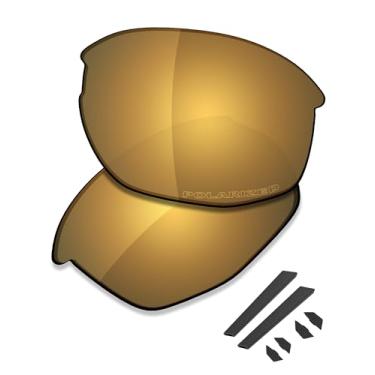 Imagem de SAUCER Lentes de reposição premium e kits de borracha para óculos de sol Oakley Mercenary OO9424 High Defense - Bronze dourado polarizado