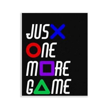 Imagem de Stupell Industries One More Game with Symbols Wall Plaque Art, design por Kim Allen, 14 x 11