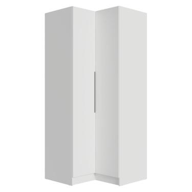 Imagem de Guarda-Roupa Modulado de Canto 2 Portas Branco Neo Madesa