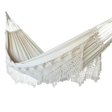 Imagem de Rede De Descanso Dormir Casal Luxuosa Premium Gigante (BEGE)