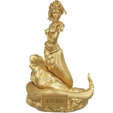 Imagem de Estátua Esteno Mitologia Grega Estatueta - Górgona - Versão 3 (Cor Ouro)