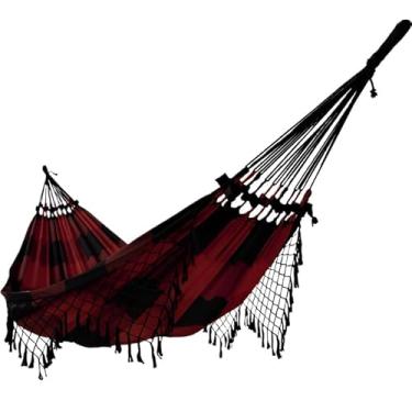 Imagem de REDE DE DESCANSO CASAL GRANDE(Xadrez telha com preto)