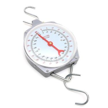 Imagem de Balança Suspensa 100kg Gancho Peixeira Precisao Fixa Suspensa Pesca Açougue Multiuso Alta Precisao Tipo Relogio