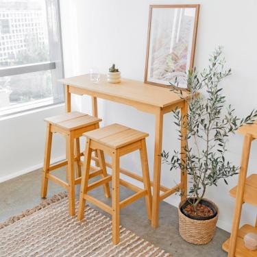 Imagem de Mesa Bancada Moema 102ax120lx46p Cor Mel