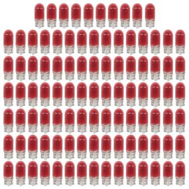 Imagem de DUSCOKE 100 peças T10 194 lâmpadas de seta de luz de freio de carro - 12V 5W 168 2825 W5W lâmpada miniatura lanterna traseira carro pé plano mini luzes - lâmpadas indicadoras de largura de halogênio