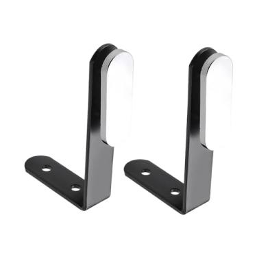 Imagem de MotiveTech 2x Presilhas Divisórias de Mesa, Grampos de Fixação Rápida para Mesas de Escritório, Suportes para Divisórias de Tela, Fácil Instalação, Preto