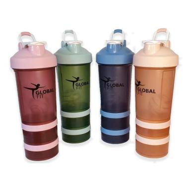 Imagem de Coqueteleira Academia Shaker - 600ml - Global Fit, Rosa