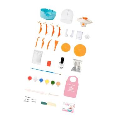 Imagem de rockible Kit de roda de cerâmica infantil, brinquedos artesanais, com ferramentas de escultura, pequena máquina de roda de, fabricante de escultura em