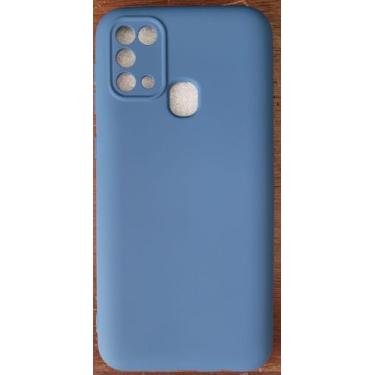 Imagem de Capa Capinha M31/M315/M21S da Samsung Silicone Aveludado - CC, Azul Es