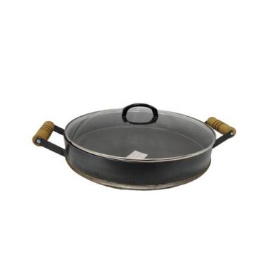 Imagem de Bifeira (disco Arado 16-40,5cm) Borda 6cm com Tampa de Vidro - Konzen