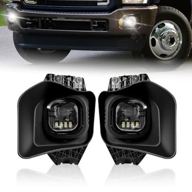 Imagem de Shocklight Faróis de neblina de LED adequados para Ford F250 F350 F450 F550 Super Duty, 1 par de faróis de neblina com lentes transparentes