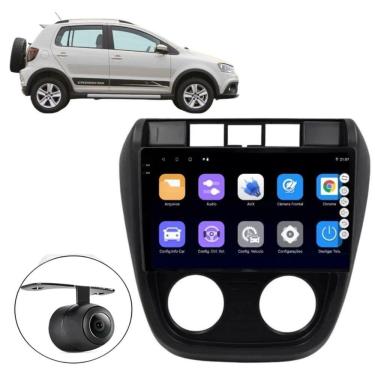 Imagem de Central Multimídia Android 2 Din Crossfox G1 Moldura 9 Câmera Ré