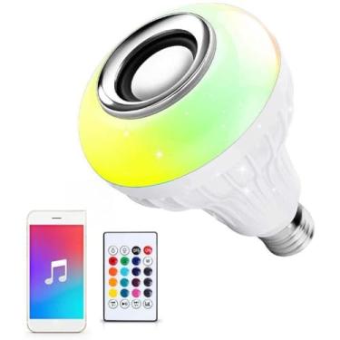 Imagem de YWBL-WH Lâmpada Musical, Lâmpada LED RGB Com Função de Mudança de Cor e Alto-falante para Festa Em Casa, Quarto e Bar (Cores sortidas)