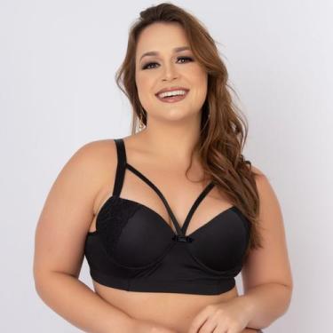 Imagem de Sutiã Strappy Plus Size Reforçado e Com Sustentação - Bella Fiore Moda