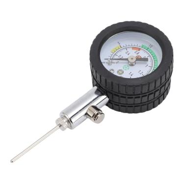 Imagem de RiToEasysports Medidor de Pressão de Bola, Medição Precisa de Pressão de Ar de Bola Fácil de Ler, Ideal para Futebol, Basquete e Vôlei (com anel de borracha)