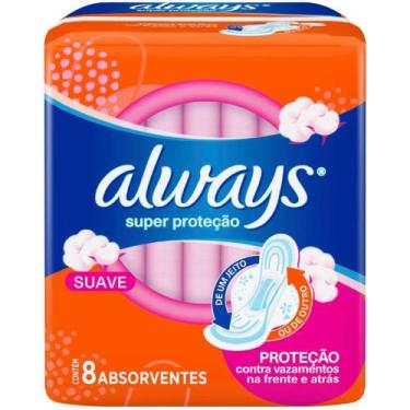 Imagem de Absorvente Always Basic, Suave com 8 - Com abas
