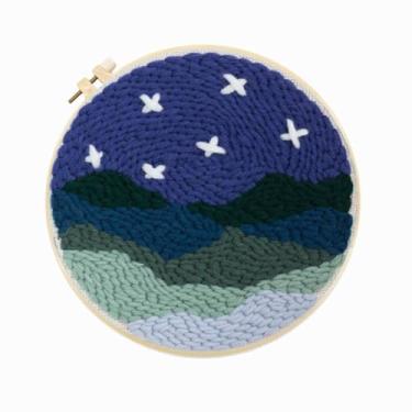 Imagem de Kit de Bordado DIY Poke Conjunto Presente Artesanal Aro Risco Ponto Decorativo Iniciante para Projetos Artesanato Arte