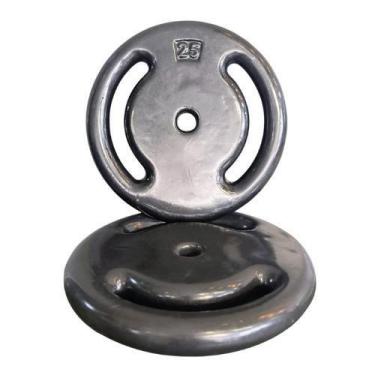 Imagem de Par Anilha Emborrachada 25Kg - Anilhas&Cia