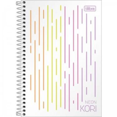Imagem de Caderno Espiral 1/4 Neon Kori Capa Plastica 80fls - Tilibra