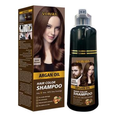 Imagem de Tonalizante Cabelo Formula Natural Sem Amonia Veinira 200ml Castanho Escuro