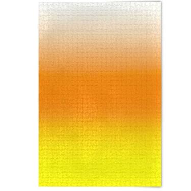 Imagem de Chic Orange Yellow Jigsaw Puzzle 500 Pieces Adult, Family White Elephant Gifts Nature Large Puzzles Cartoon Animal Art, 500 Pieces, 20.5" x 14.9"