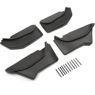 Imagem de AceRide Organizador lateral de porta zimbro modelo Y 2025 2026, TPE, bolsos dianteiros traseiros, protetores de caixa de armazenamento para acessórios Tesla Refresh Interior, com forro antiderrapante