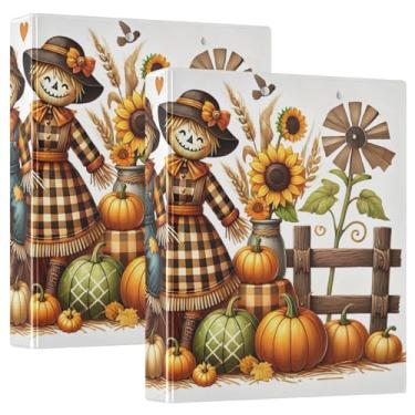 Imagem de Pranchetas pequenas de espantalhos fofos com fichário de relatório de armazenamento, 27 x 31,5 cm, material escolar universitário