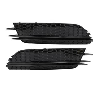 Imagem de Estink Capa do Farol de Neblina do Para-choque Dianteiro, Acabamento Em Preto Brilhante, Para C7 Sedan Avant 2012-2015, OEM 4G0807681F, 4G0807682F, Instalação Fácil Com Material