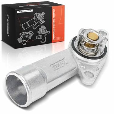 Imagem de A-Premium Conjunto de carcaça do termostato de refrigeração do motor com anel de vedação compatível com Chevrolet Chevy 2010-2012, Chevy Monza 2003, Corsa 2002-2008, Meriva 2004-2008, Tornado & Fiat