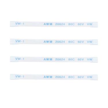 Imagem de eMagTech 4Pcs 6Pin Console Power Switch Flex Ribbon Cable Compatible with PlayStation 5 V3 Consoles BDM-030 Models