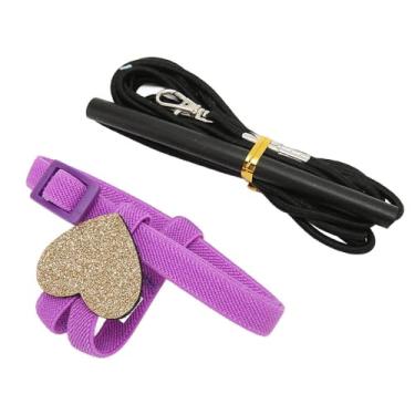 Imagem de Peitoral para pássaros com trela, colete de treinamento de voo para papagaios pequenos, leve, resistente à fuga, ferramenta para uso ao ar livre, roxo, PP
