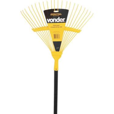 Imagem de Vassoura Para Jardim Metálica 22 Dentes Arame Fixo Vd203 - V - Vonder