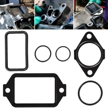 Imagem de Kit de instalação do refrigerador de óleo 10263 para GM 6.6L Duramax 2001-2010 LB7 LLY LBZ LMM 2500/3500 Diesel