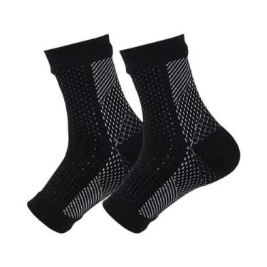 Imagem de Meias De Compressão Para Tornozelo 5 Pares Esportivas Para Corrida E F