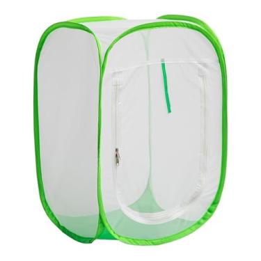 Imagem de Whtkoph Rede de Jardim para Proteção de Plantas, Rede de Proteção para Canteiros Elevados, Gaiola de Rede, Tenda Protetora para Plantas Frutíferas, Mudas, Jar, 40cm X 40cm X 60cm