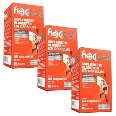 Imagem de Flexitrex Colágeno Tipo Ii - Kit C/03 Caixas C/60 Cáps Cada