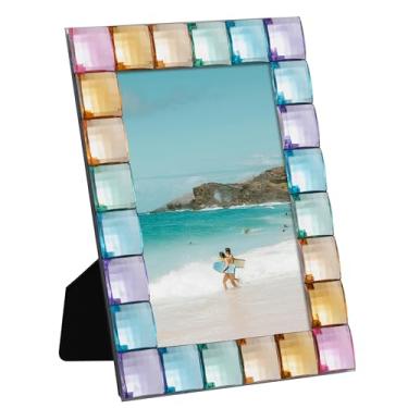 Imagem de eletecpro Porta-retrato de joia única arco-íris 10 x 15 cm