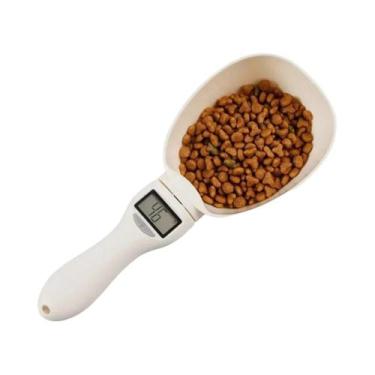 Imagem de Balança Digital LCD Para Ração De Animais De Estimação Colher Medidora