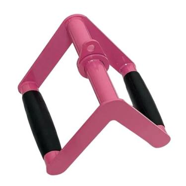 Imagem de KiBcsLic Barra de remada com apoio para barra em V, acessório para máquina de musculação, acessório para puxada LAT para exercícios de antebraço e costas.