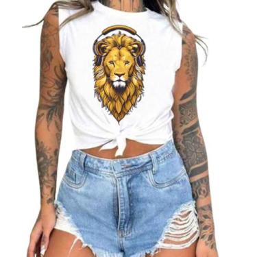Imagem de Cropped T-Shirts Feminino Estampado Várias Estampas 28 - megan basic, 