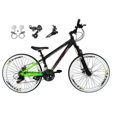 Imagem de Bicicleta Aro 26 Vikingx Tuff 21v Alumínio X44 Câmbios Shimano Aros Vmaxx Freio Disco Hidráulico-Unissex