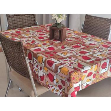Imagem de Toalha De Mesa Oxford Para Mesa De 8 Lugares 2,50m X 1,40m - Lu Enxova