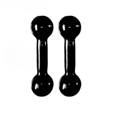 Imagem de Halteres Emborrachados Premium - Conjunto de 2 Unidades (1kg a 5kg), Ideal para Musculação, Treino em Casa e Fitness (2 KG)