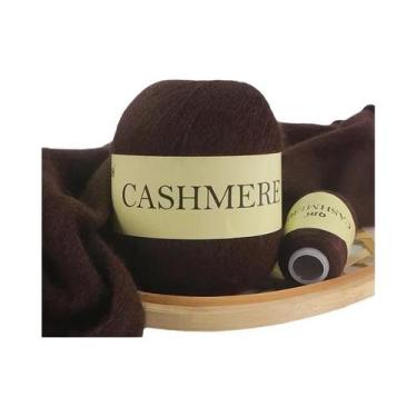 Imagem de Gorro De Bebê Em Lã De Cashmere, 3 Peças De Fios De Crochê Tricotados 