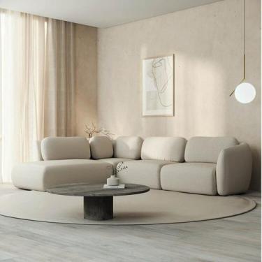 Imagem de Sofá Modular 4 Lugares Com Sumiê Orla CabeCasa MadeiraOriginals - Cabe