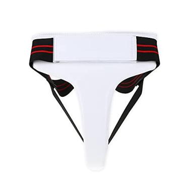 Imagem de Semme Protetor de Virilha Feminino Taekwondo Boxe Karatê Jockstrap Protetor de Virilha Couro PU de Design Ergonômico Cobertura Ideal Choque de Proteção Confortável (L)
