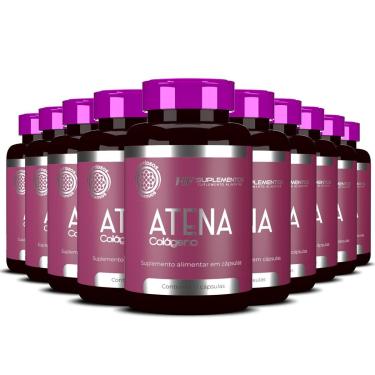 Imagem de 10x ATENA PEPTIDEOS COLAGENO 120CAPS HF SUPLEMENTOS-Unissex