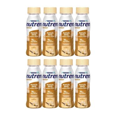 Imagem de Kit 8 Nutren Senior Complemento Alimentar Baunilha 200ml